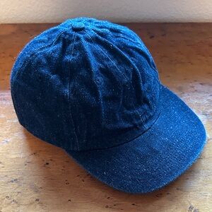 Jungmaven Dark Blue Denim Hemp 5-Panel Cap